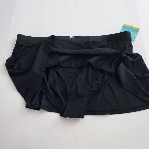 Bal Harbour Tummy Control Black Swim Skirtini Size 2X - Picture 6 of 6